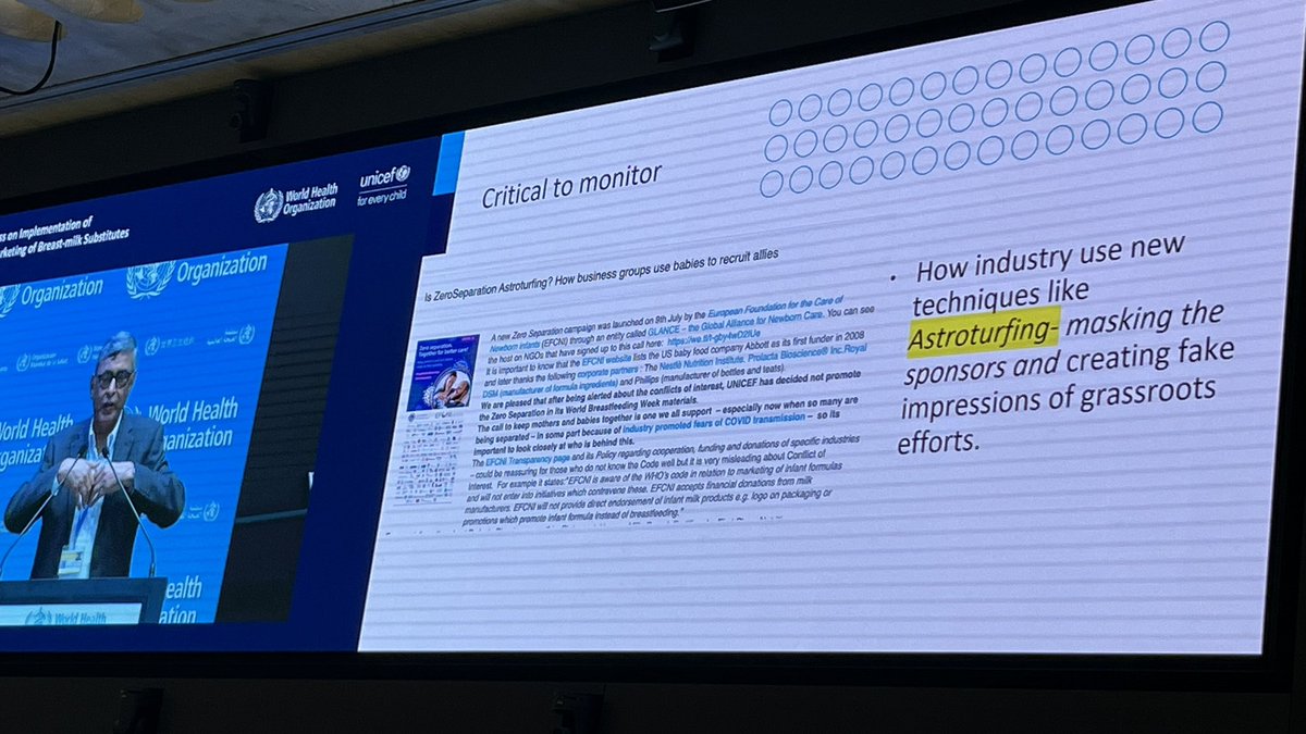 New concept: “Astroturfing” - masking the sponsors and creating fake impressions of grassroots efforts 
#EndExploitativeMarketing
