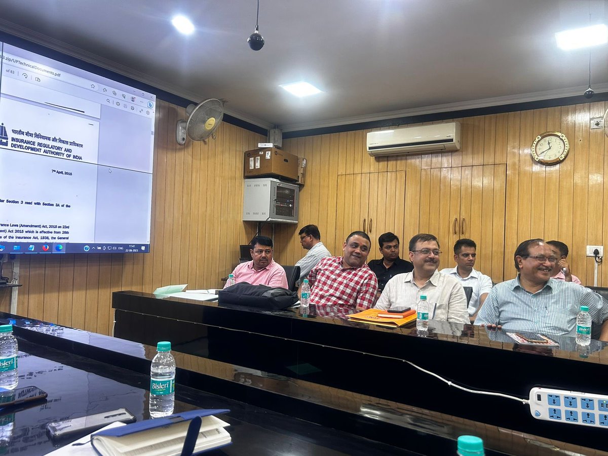 PmfbyUp's tweet photo. पीएमएफबीवाई की वर्ष 2023-2025 की टेंडर प्रक्रिया में निदेशक कृषि विवेक सिंह की अध्यक्षता में पूर्वाहन्न 11 बजे कृषि निदेशालय, लखनऊ में तकनीकी बिड खोली गयी जिसमें 13 बीमा कम्पनियों ने उत्तर प्रदेश के बिडिंग में भाग लिया।
#PMFBY #PMFBYUP
@myogiadityanath @spshahibjp https://t.co/dDlga8hZfY