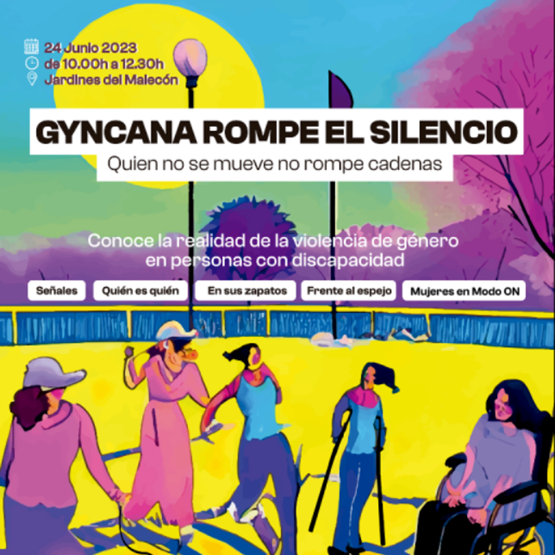 #InsertaEmpleo @Fundacion_ONCE han organizado gynkana en los Jardines del Malecón. El objetivo concienciar sobre la situación de mujeres con #discapacidad víctimas de violencia de género @porcisan estará presente en una de las estaciones de esta actividad
acortar.link/6Ie2SG