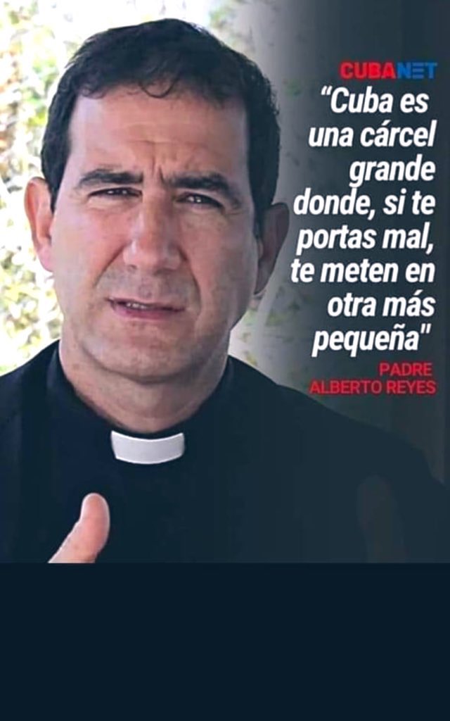 @Pontifex_es usted le tiende la mano al dictador del régimen de Cuba que tiene una doctrina atea: el comunismo, mientras le da la espalda al sufrimiento del pueblo cubano. En Cuba hay más de mil presos políticos en condiciones infra humanas #EnCubaHayUnaDictadura #SOSCuba 🙏🇨🇺