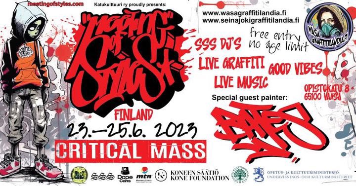 Meeting of styles Vaasa Finland
#PaintJam #MeetingOfStyles #Vaasa