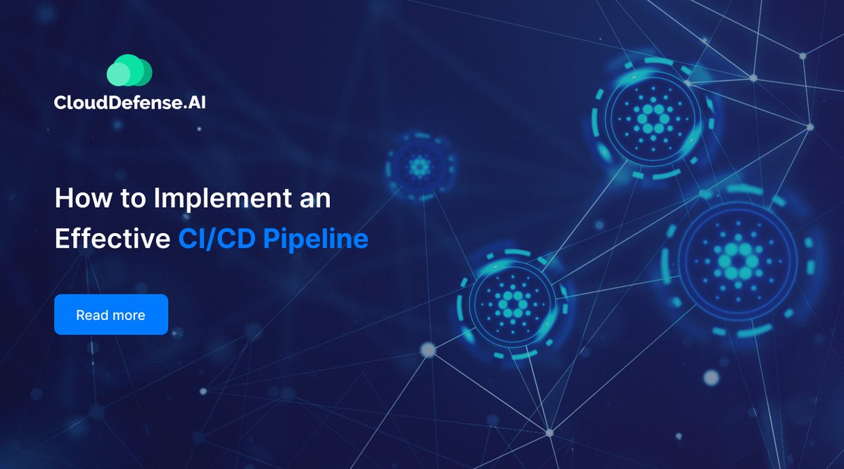 A CI/CD pipeline is one of the best modern practices that has evolved to enable a DevOps team to deliver quality software in a sustainable manner.

Learn more: clouddefense.ai/blog/how-to-im…

#CloudDefenseAI #ci #cd #CICD #continuousintegration #continuousdelivery #devops #integration