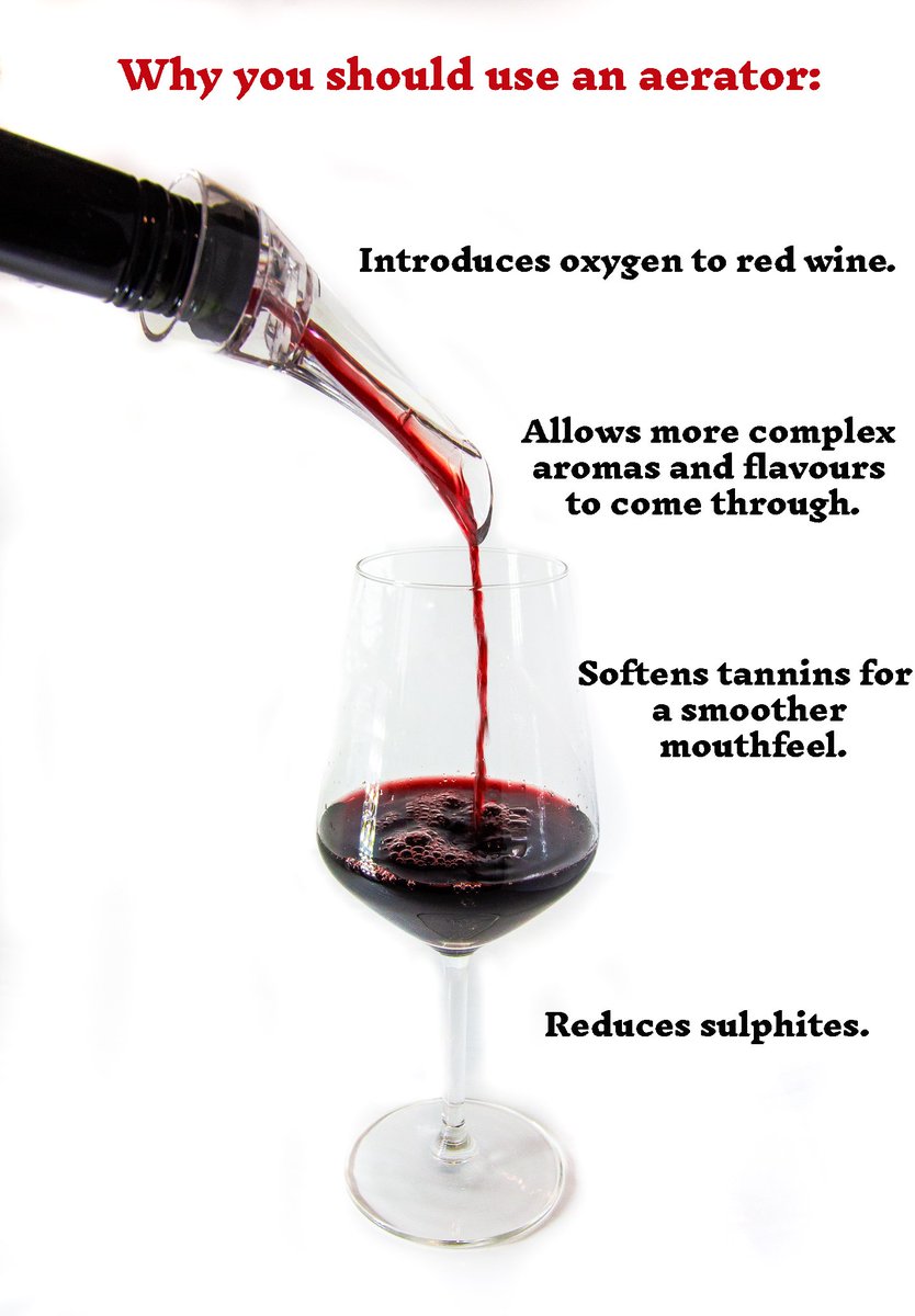 We keep banging on about how great wine aerators are but what are the actual benefits of aerating red wine?
