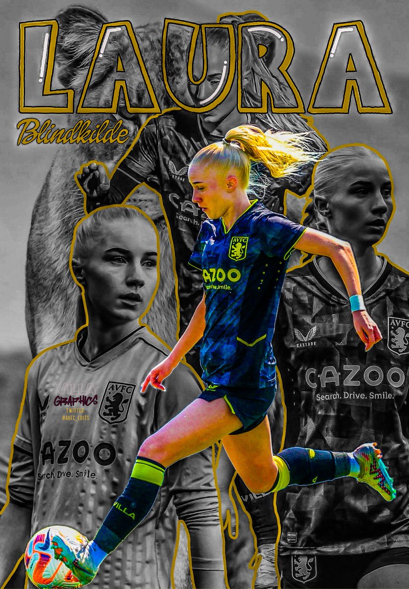 #LauraBlindkilde #AstonVilla #AVFC #AVWFC #VillaLadies #VillaMidfield #Lioness #ClaretAndBlue #PartOfThePride @AVFCOfficial @AVWFCOfficial @AVWFCSupporters @Laurablindkilde @England @Lionesses