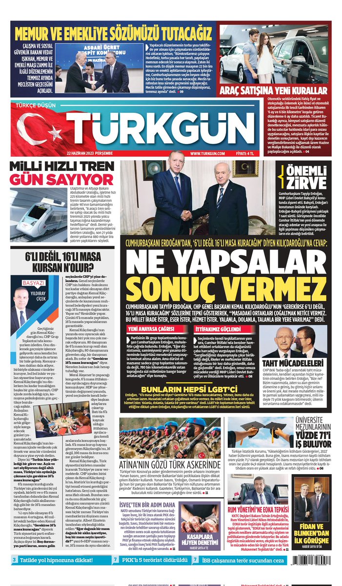 Önemli Zirve

@TurkgunGazetesi