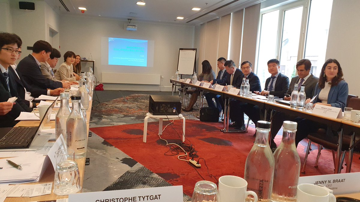 Start of ISFEM 2023 exchanging views on market forecast in global shipbuilding amongst colleagues from Japan, China, South Korea and Europe. We all want a bright future for global shipbuilding.