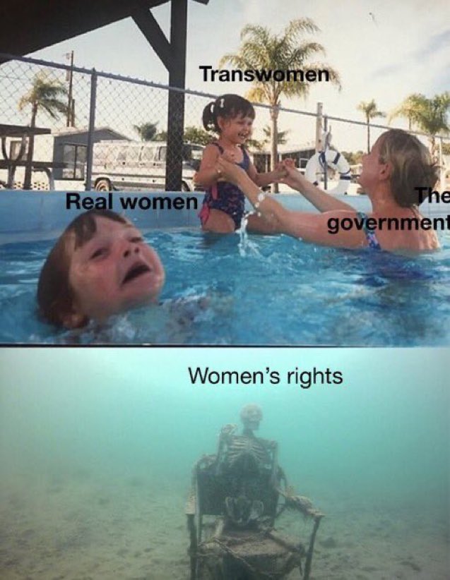 Trans women’s rights

#woke #wokementality #WokeMindVirus #WokeWednesdays #liberal #LiberalCorruption #LiberalHypocrisy #LiberalismIsAMentalDisease