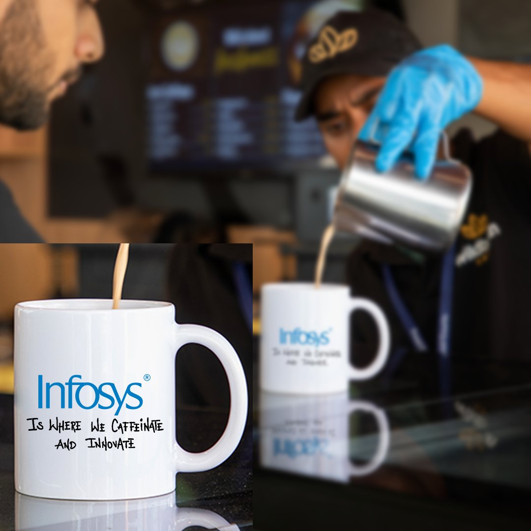 InfosysCareers's tweet photo. Our vibes are just like how we like our coffee - energizing and always ready for the next challenge! #InfyLife #ForwardWithInfosys https://t.co/l1z05oC07W