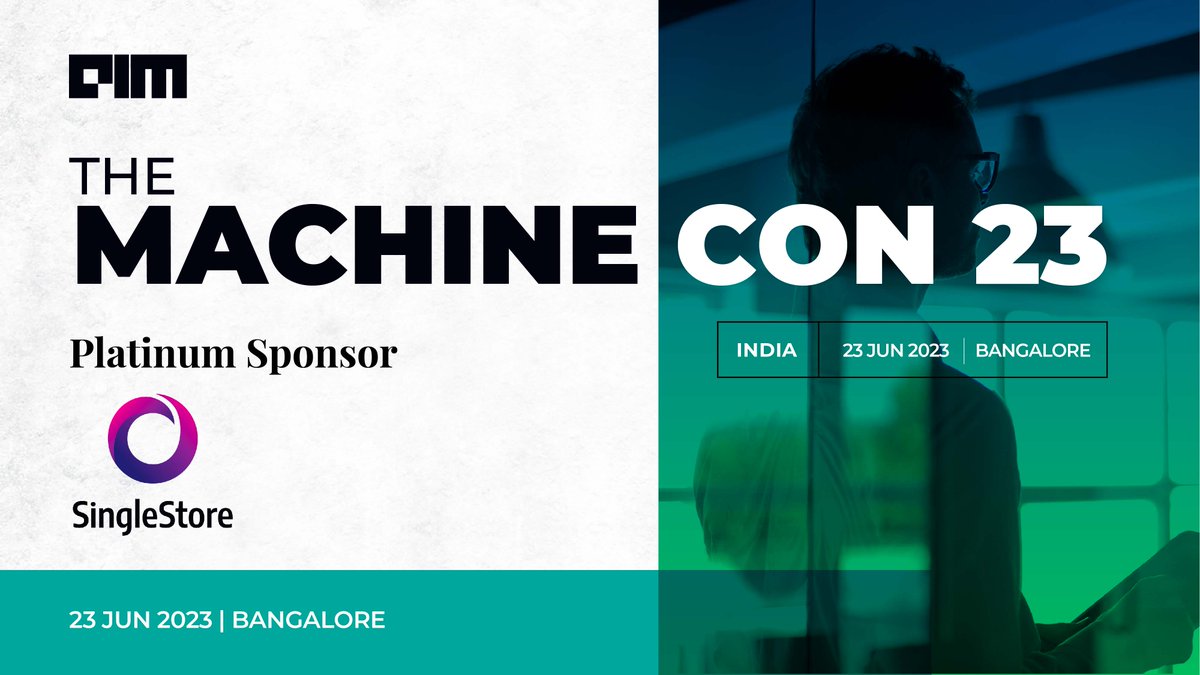 Analyticsindiam's tweet image. We are thrilled to announce that @SingleStoreDB is joining us as the Platinum sponsor at Machinecon 2023, the premier gathering of analytics and artificial intelligence leaders in India.

Details- lnkd.in/gs65UPci

#machinecon23 #machinelearning #analytics