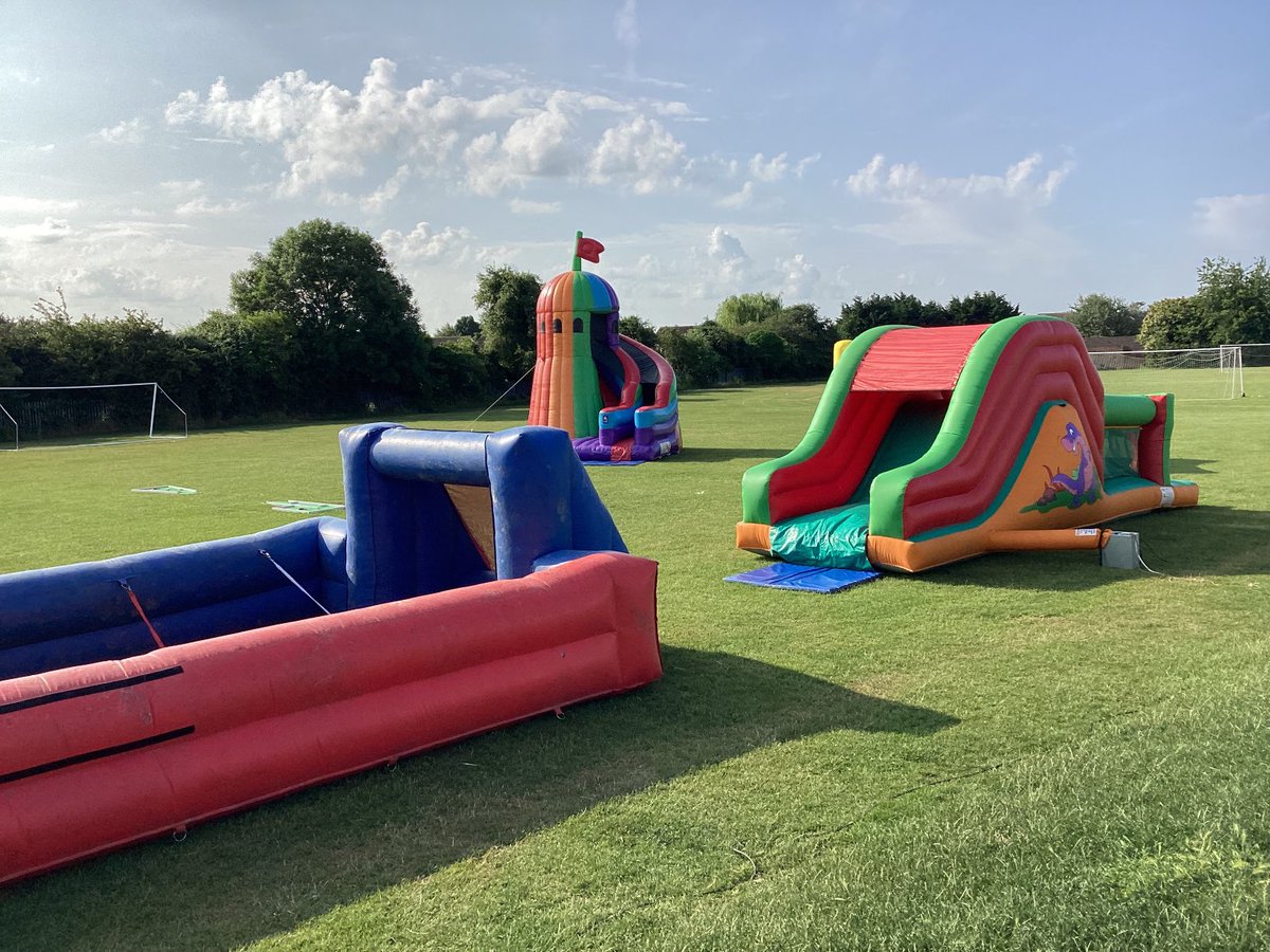 Ready for inflatable fun in Year 6!