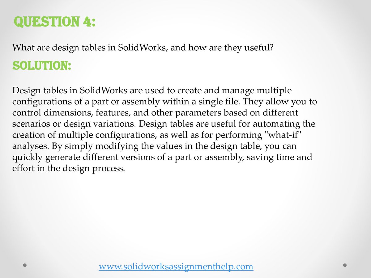 SolidworkH's tweet photo. "Having trouble with your SolidWorks assignments? Stop looking! Visit https://t.co/Scsgscmam3 for expert help and success. Our expert team will help you succeed. Conquer SolidWorks with us! 
#solidworksassignmenthelp #solidworks #assignmenthelp #ExpertAssistance #onlineeducation https://t.co/X0UcLswxOp