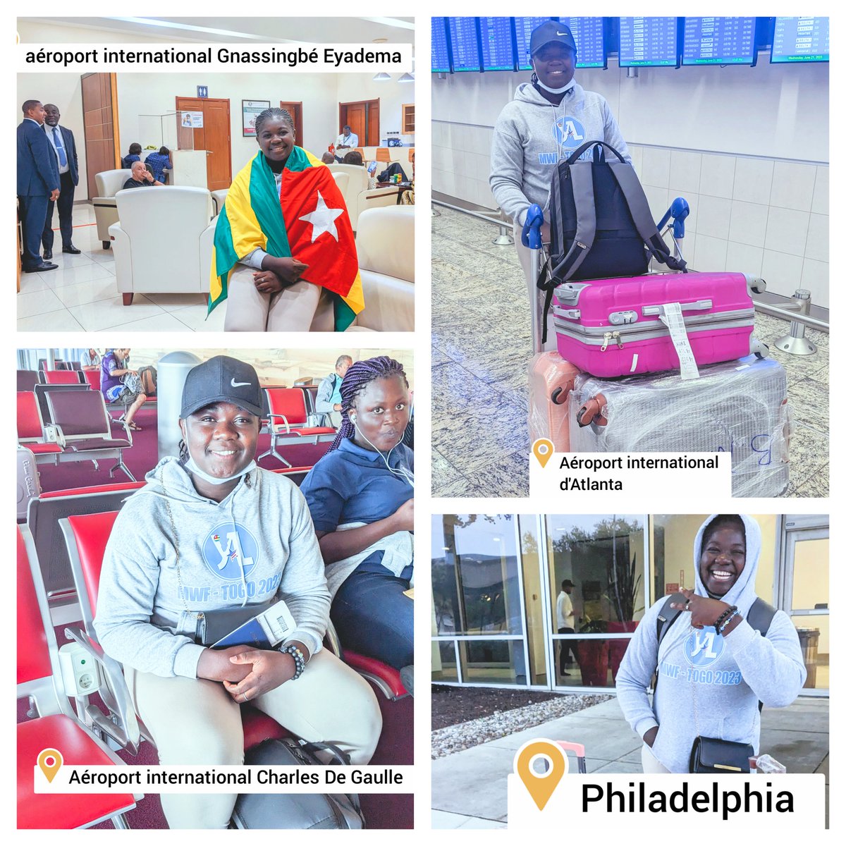 De Lomé, Paris, Atlanta à Philadelphia; je suis enfin bien installée dans mon institut
Le programme @WashFellowship démarre dès aujourd'hui
Impatiente de partager avec vous mes expériences à @UDelaware 

@USEmbassyLome #YALI2023 #UD_MWF2023 #PourLeTogo @yalitogofficiel #Togo