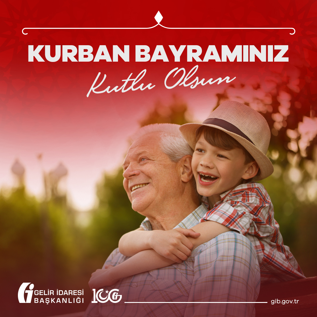 gibsosyalmedya's tweet photo. Sevdiklerinizle birlikte sağlıklı, mutlu ve huzurlu nice bayramlara…

Kurban Bayramınız kutlu olsun!

#KurbanBayramı #GİB #VergiGeleceğimizdir https://t.co/08DKF6eFZ4