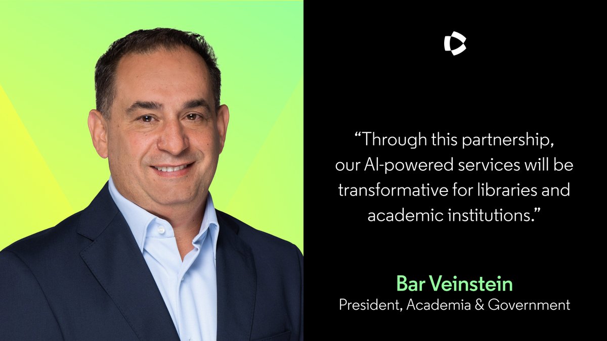 Through our partnership with <a href="/AI21Labs/">AI21 Labs</a>, our #AI-powered services will empower #researchers and #students with the tools they need to gain insights from the ever-growing volume of #scholarly content: ow.ly/rCsL50OUzoj