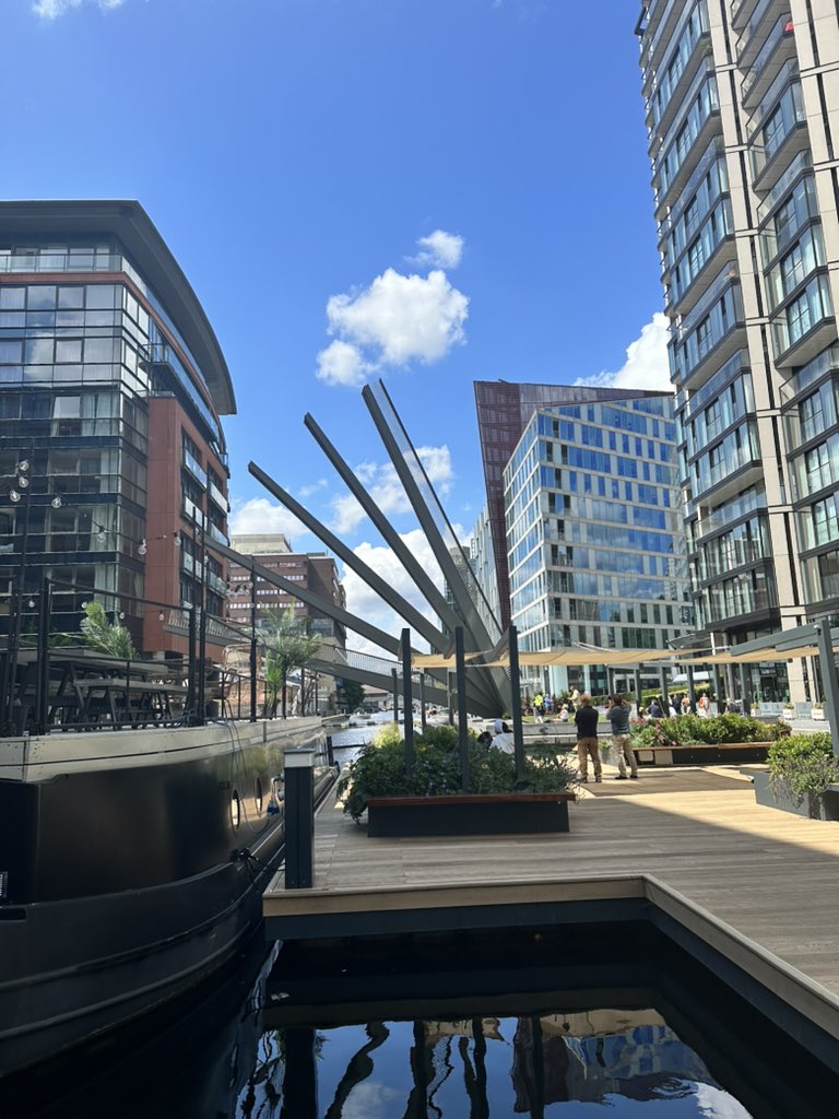 Celebrating International Day of Yoga yesterday with a refreshing Vinyasa Flow Class #InternationalDayofYoga #MerchantSquare #OutdoorYoga