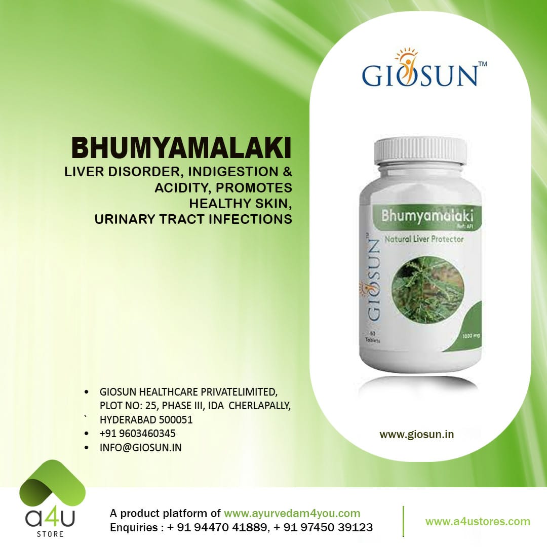 Version 1: Boost your liver health with Giosun Bhumyamalaki! 🌿 Discover the natural liver protector. #LiverHealth #Ayurveda #DigestionSupport