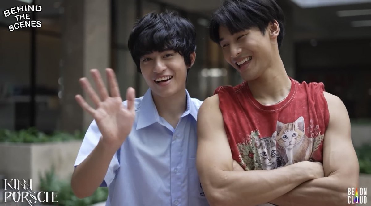 deermyraccoon's tweet photo. *crying* Barcode has grown up so well, no longer a shy shy shy baby hiding behind PโPo ๐ฅบ Seriously can we get them as a sibling in another series pls~~ ๐ซ๐
#BarcodeTin #Nnattawin #ApoBarcode https://t.co/1xTwQBUMbV