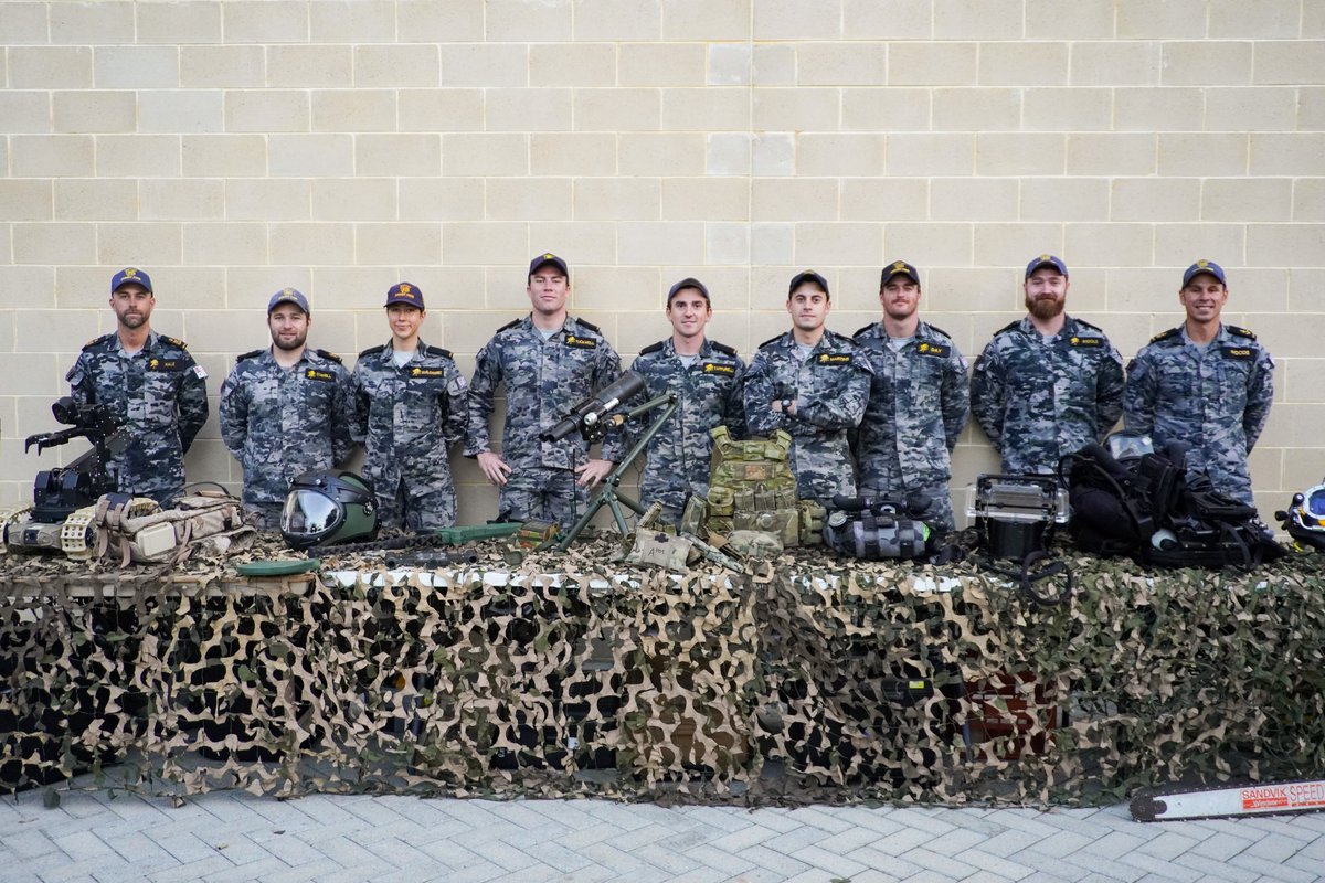 DefenceUwa's tweet image. We&apos;re honoured to have been part of an extraordinary Navy Clearance Diver Trust event yesterday, learning about leadership, teamwork and human resilience!  @BlueOcean_001 @JFDGlobal @EdithCowanUni #UWADSI #DefenceSecurity #NCDT #NavyPride