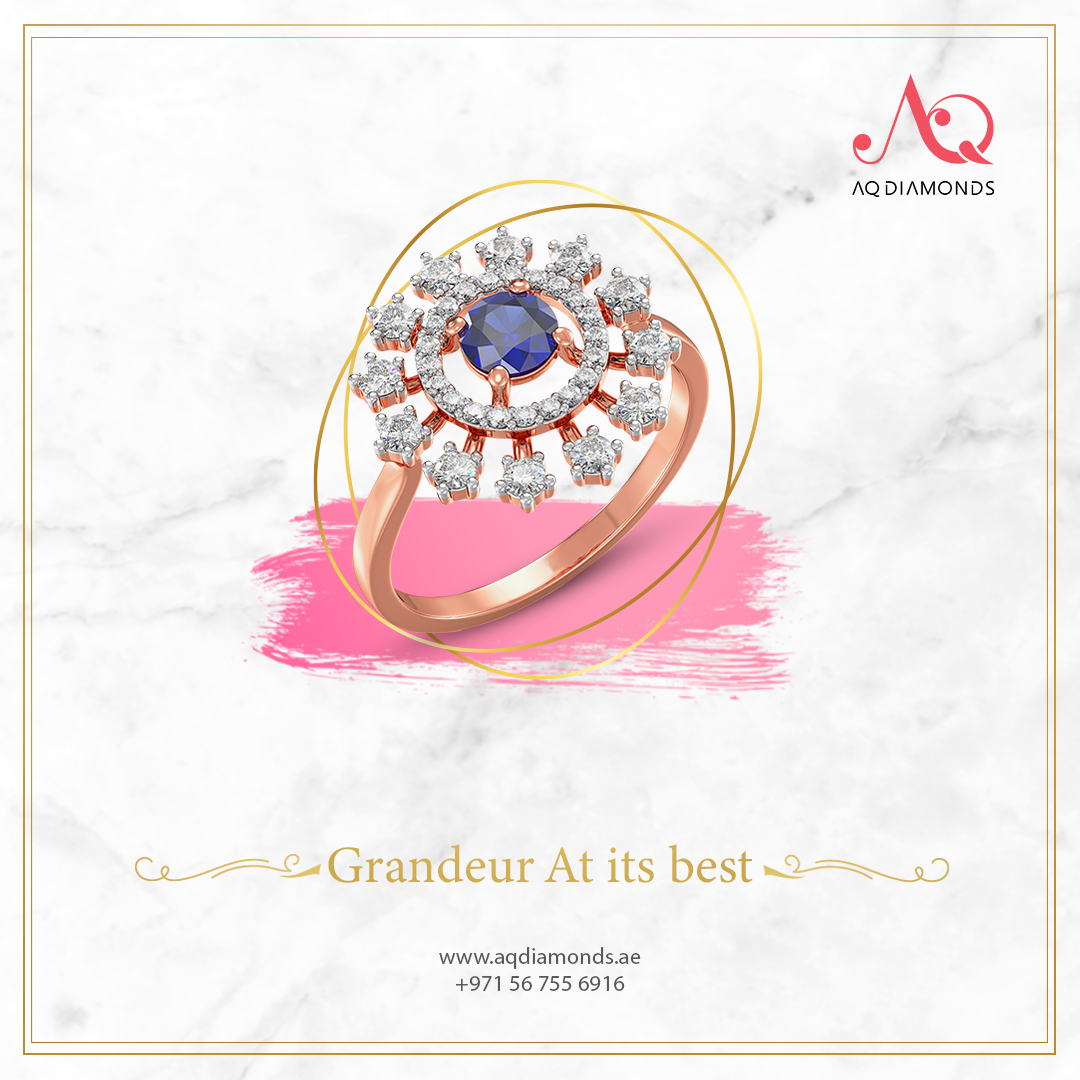 Captivating brilliance meets timeless elegance. Behold the epitome of grandeur in this exquisite diamond ring, crafted to perfection.

Visit:aqdiamonds.ae/category/rings

#Aq_diamonds #rings #rings #ringstagram #diamonds #shinebrightlikeadimond #WearThePure #traditionofexcellence