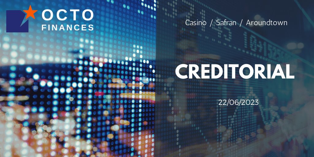 OctoFinances's tweet photo. #Credito 22-06-2023
#casino #safran #aroundtown
ENG : https://t.co/KdiqkFK7uP
FR : https://t.co/hHPuDlMRRh https://t.co/V1S7OhuCDi