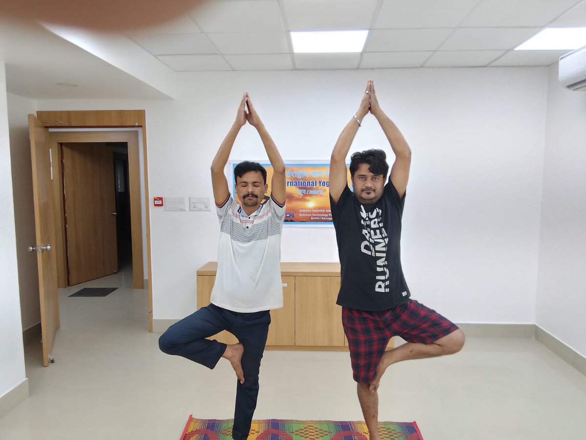 On the Occasion of the #IDY2023 on the 21st June 2023 @ItanagarStpi Staffs participated in the Yoga Session.
#InternationalDayofYoga2023 @GoI_MeitY @stpiindia @arvindtw @stpiguwahati