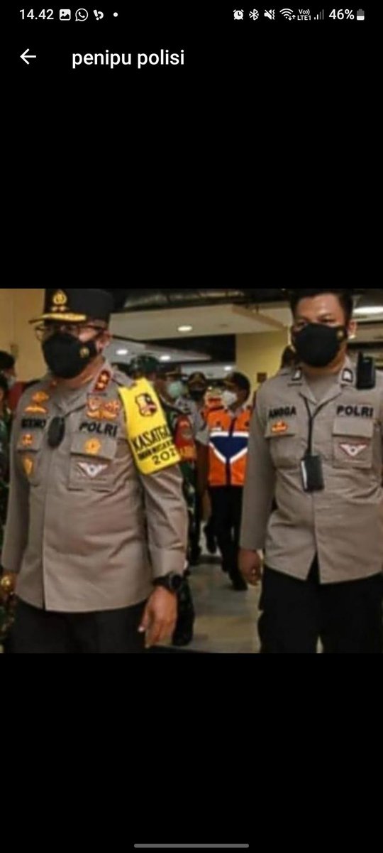 damelia11's tweet photo. izin pak @DivHumas_Polri @CCICPolri @TMCPoldaMetro orang orang yg mengaku dri kepolisian kaya gini bikin instansi yg baik jadi tidak baik karna orng orng yg tdk bertanggungjawab mengatasnamakan instansi. penipu ini mengaku sebagai polisi dengan foto yg di digunakan ! https://t.co/v0NPzCSKqE