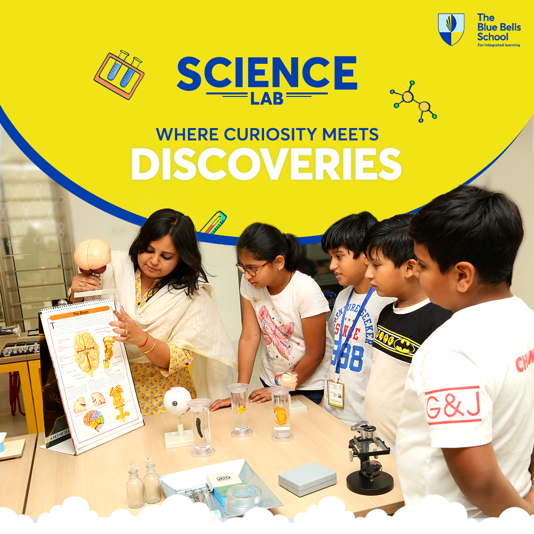 At #TheBlueBellsSchool, we believe that education is about knowing and experiencing. Our students don't just learn about science in theory but live it with hands-on experience in our #GeneralScienceLab 
#BestSchoolInGurgaon #Gurgaon #ScienceLab #IntegratedLearning #SchoolLife