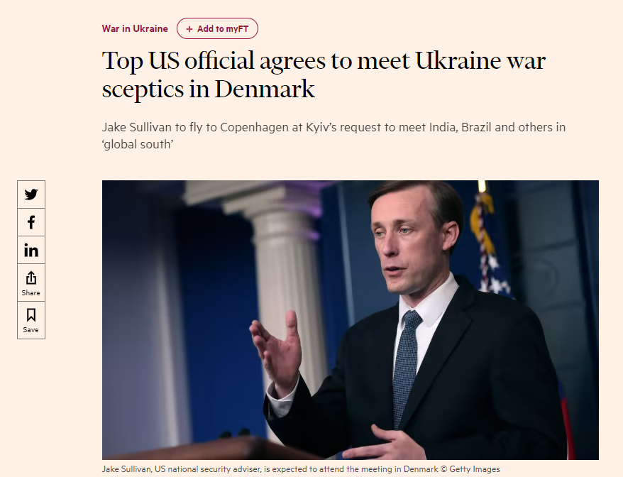 kraghclaus's tweet photo. #Danmark er blevet diplomatisk fixer i globalt Ukraine-diplomati. USA's nationale sikkerhedsrådgiver kommer til København i weekenden for at møde diplomater fra Indien, Brasilien, Sydafrika og måske Tyrkiet og Kina. #Frederiksen #Løkke og #Fogh ser ud til at arbejde godt sammen. https://t.co/7ZvKKb8vXe