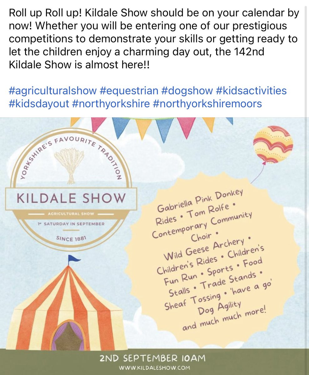 Kildale Show tweet media