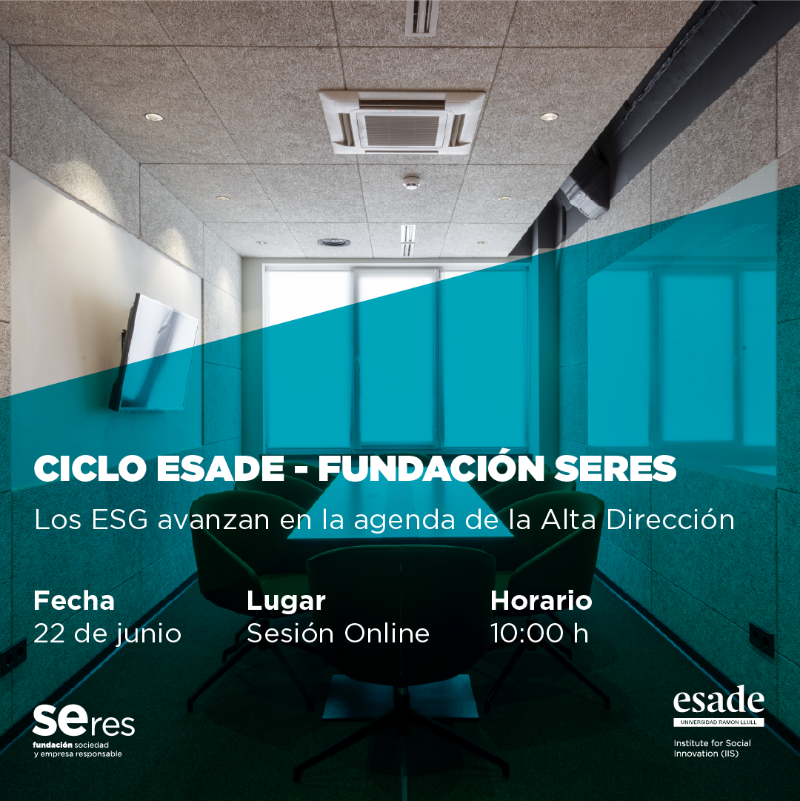 Fundacion_SERES's tweet photo. A las 10:00 h. analizamos el papel del #liderazgo en el impulso de los criterios #ESG en las empresas con @Esade, @Atrevia, @HPEspana y @NTTDataSpain.
Sigue la sesión del #CicloSERESEsade en directo aquí. 👇 https://t.co/pRUWfAe3iu