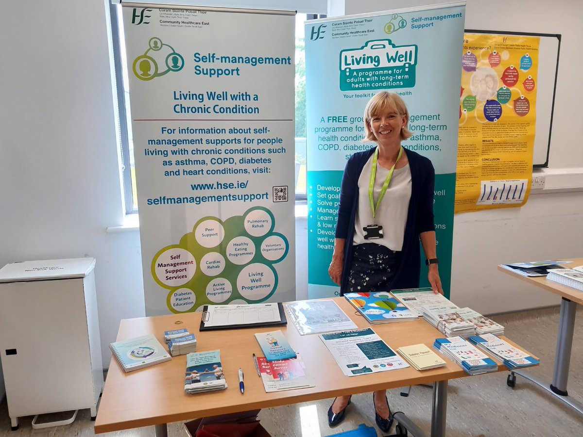 Visited the fabulous Carnew Primary Care Centre yesterday and shared info about #Selfmanagementsupport and the #HSELivingWellProgramme