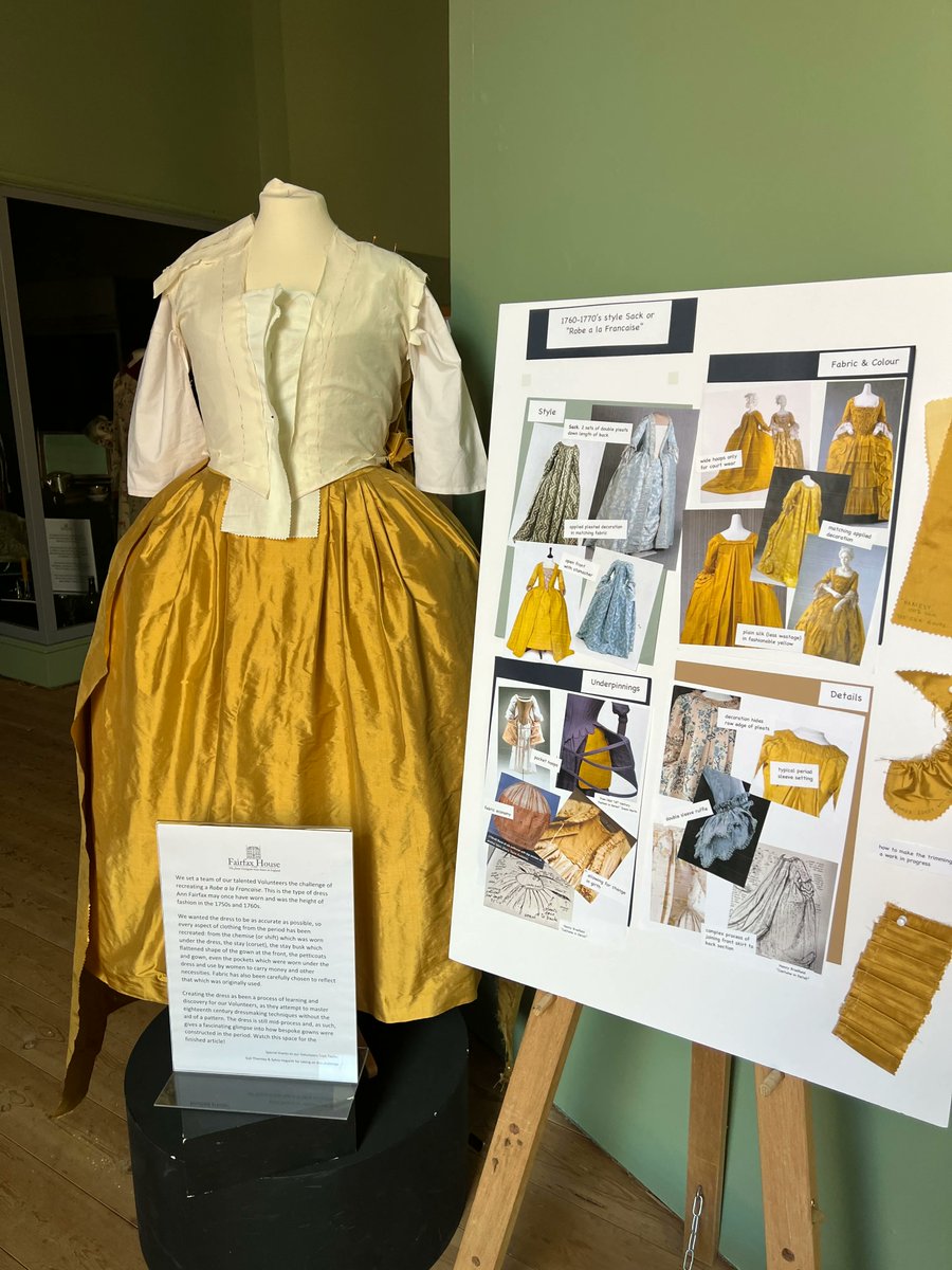 Exhibition alert ‼️ In partnership with @york_college we're displaying the work of their Fashion students. Each piece takes inspiration from Fairfax House, featured alongside fashion from our collections. This exhibition is on display for the 2 weeks - catch it while you can 🙌