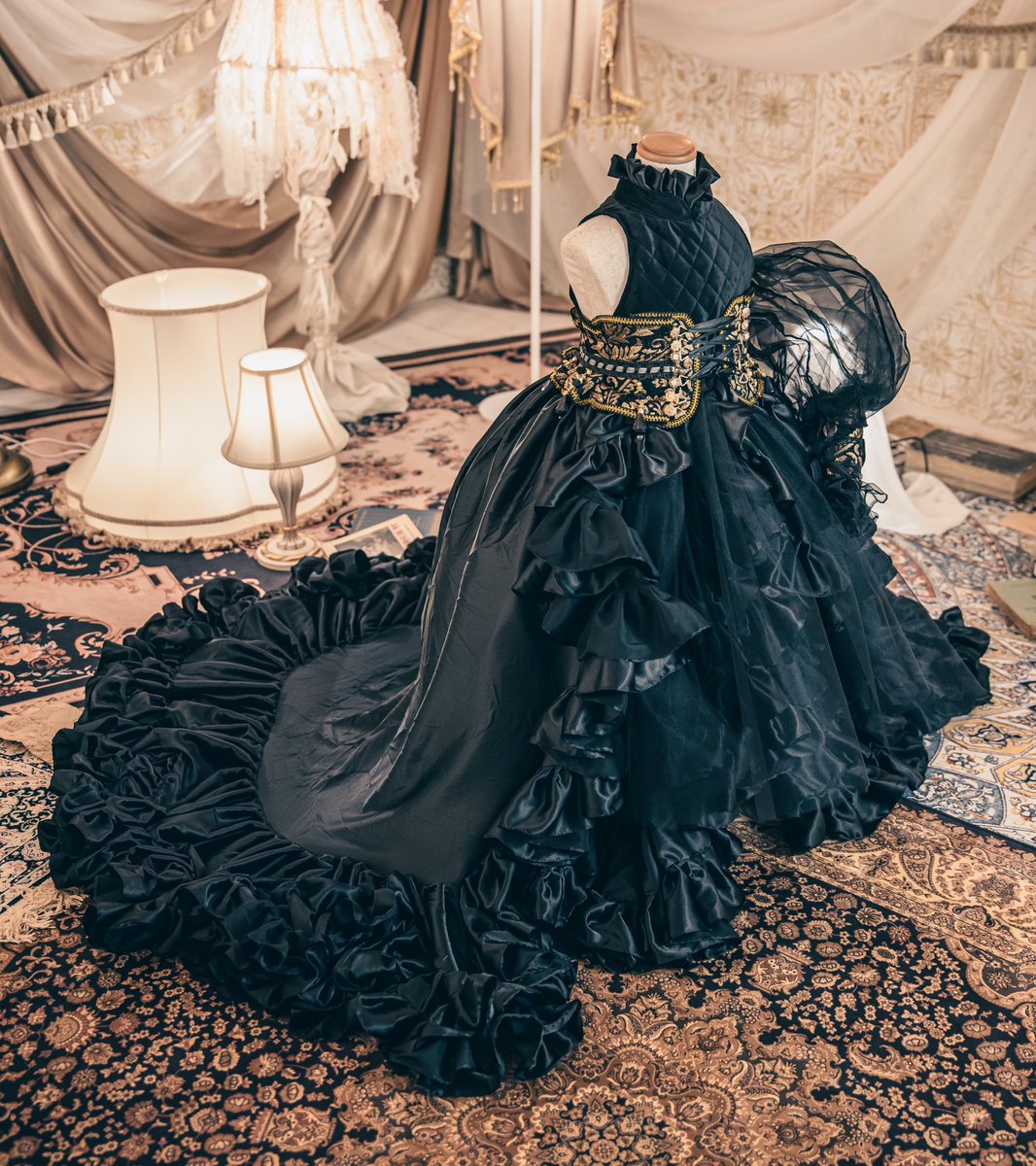 dress black dress solo carpet lamp indoors curtains  illustration images