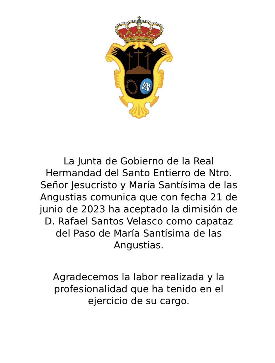 ◾️COMUNICADO OFICIAL
