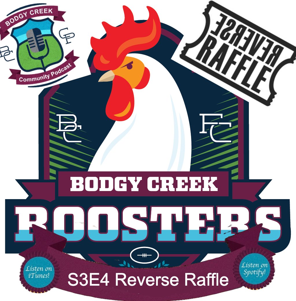 The 2nd last ever Bodgy Creek Community Podcast episode has dropped & the Roosters are back in town. Catch up on their adventures in 'Reverse Raffle', so you're all prepped for the Live & Streamed Finale on July 1st at Melbourne's @comedyrepublic_ bodgycreekcommunitypodcast.com/?p=191