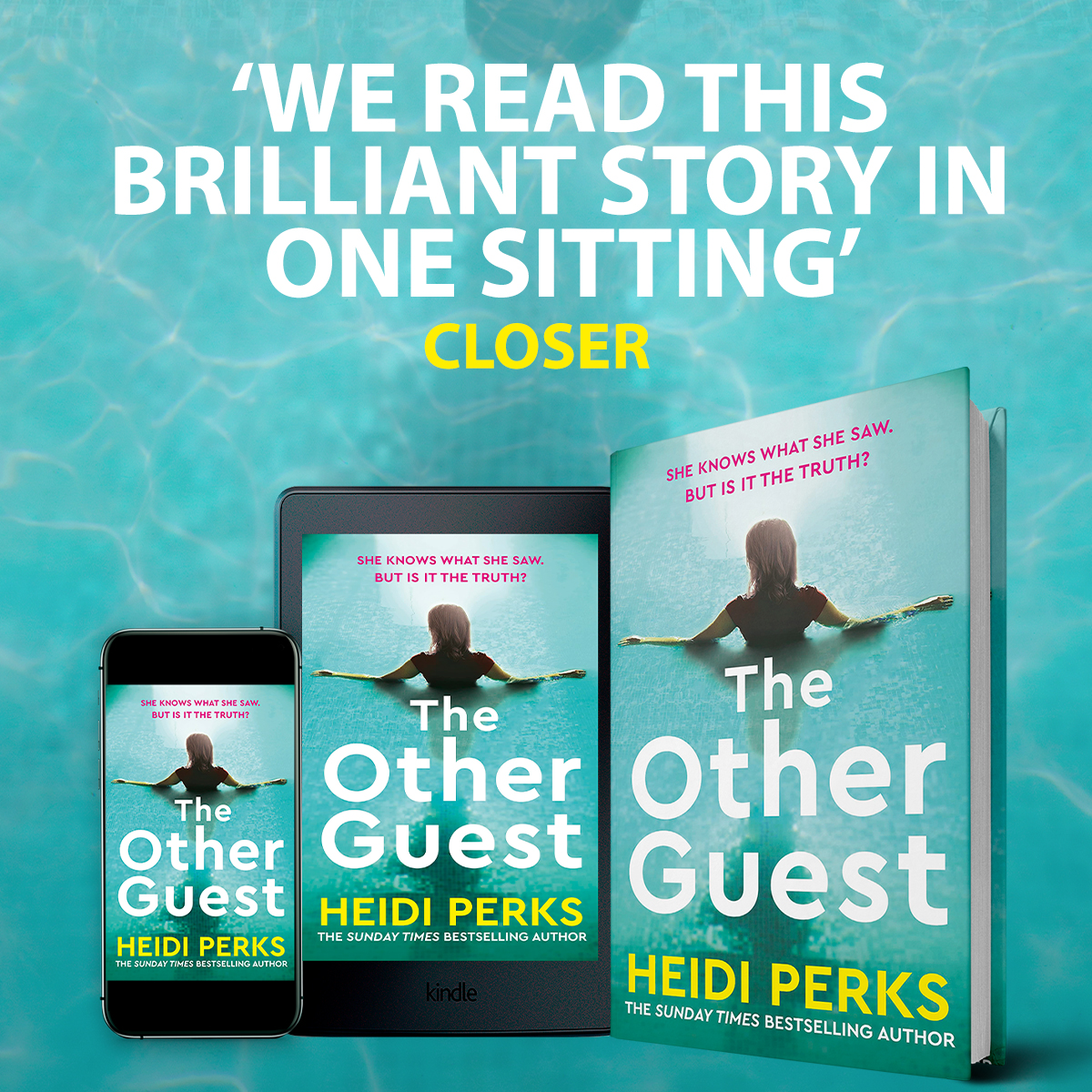 Happy publication, day, <a href="/HeidiPerksBooks/">Heidi Perks</a>! The Other Guest is a scorching, twisty summer read and it's out in paperback TODAY. amazon.co.uk/Other-Guest-gr…