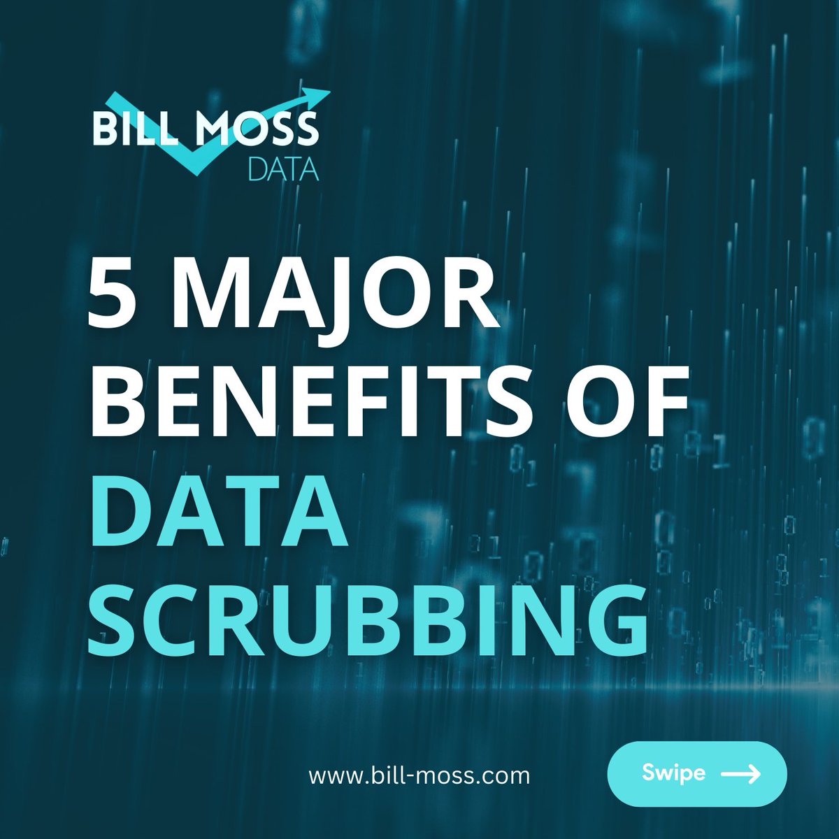 BillMossData's tweet photo. Are you looking for ways to gain a competitive edge in your industry? Consider professional data scrubbing services to drive insights and analysis capabilities in your B2B strategy. 

#data #b2b #sales #ai #businessintelligence #analytics #datacleansing https://t.co/smUO89G4X2