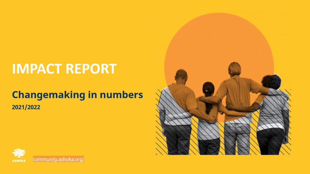 Ashoka (@ashoka) on Twitter photo Changemaking in numbers 🚀 This is how Ashoka has been supporting our community in Europe, and the impact we have had. 
Check out our impact report! community.ashoka.org/changemaking-i…
#EveryoneAChangemaker Changemaking in numbers 🚀 This is how Ashoka has been supporting our community in Europe, and the impact we have had. 
Check out our impact report! community.ashoka.org/changemaking-i…
#EveryoneAChangemaker