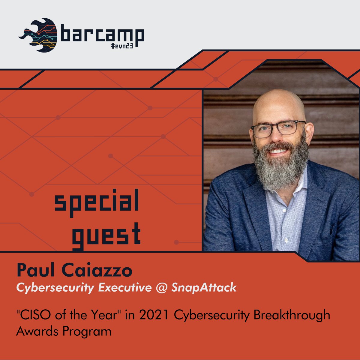 🌟 Revolutionize your cybersecurity prowess! Join us at #BarCampEVN23 and seize the opportunity to be in the presence of Paul Caiazzo, the Cybersecurity Executive at SnapAttack.
💥 REGISTER NOW! eventbrite.co.uk/e/barcamp-yere…