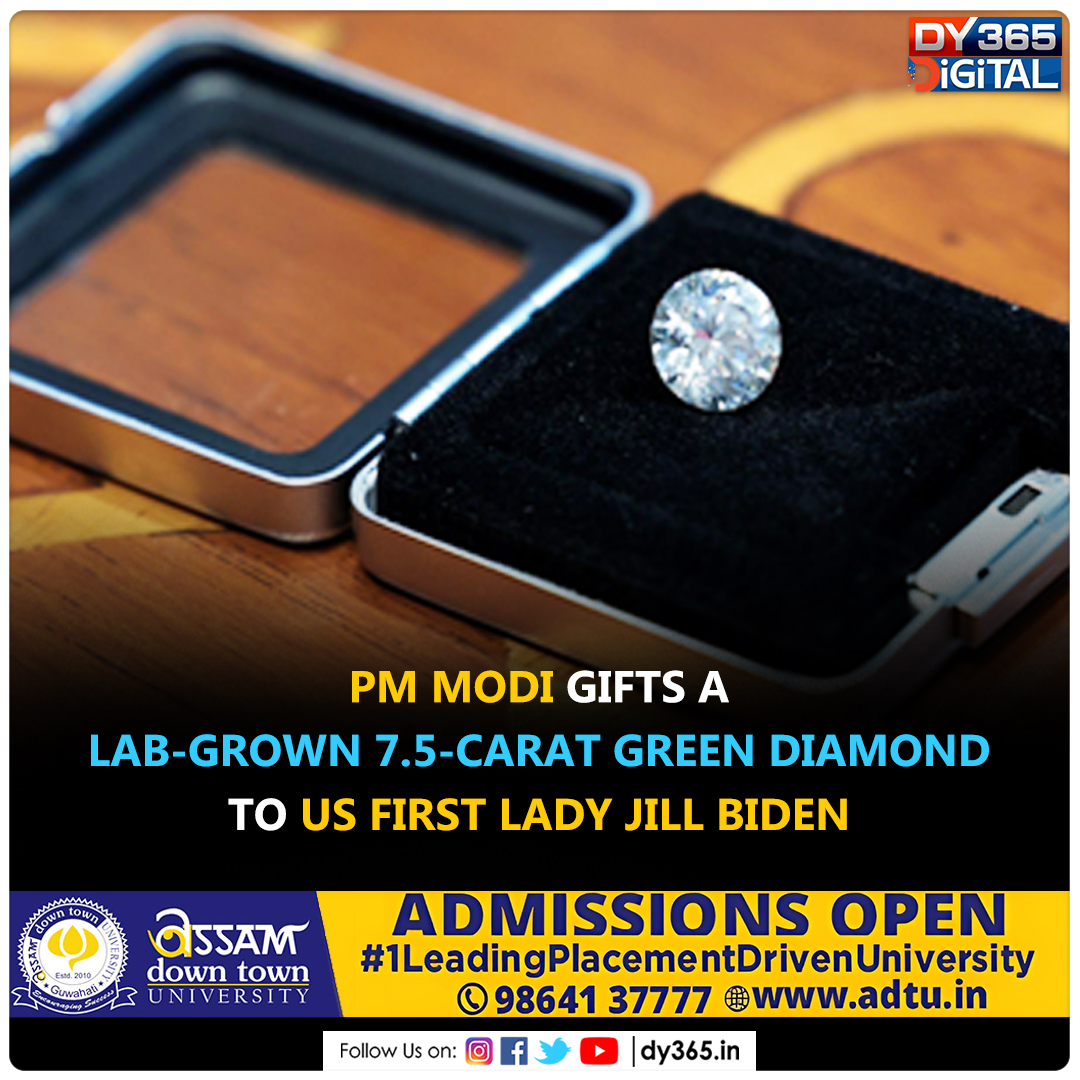 PM Narendra Modi gifts US First Lady Jill Biden a lab-grown 7.5-carat green diamond.

#pmnarendramodi #greendiamond #labgrowndiamonds #usfirstlady #gifts #dy365