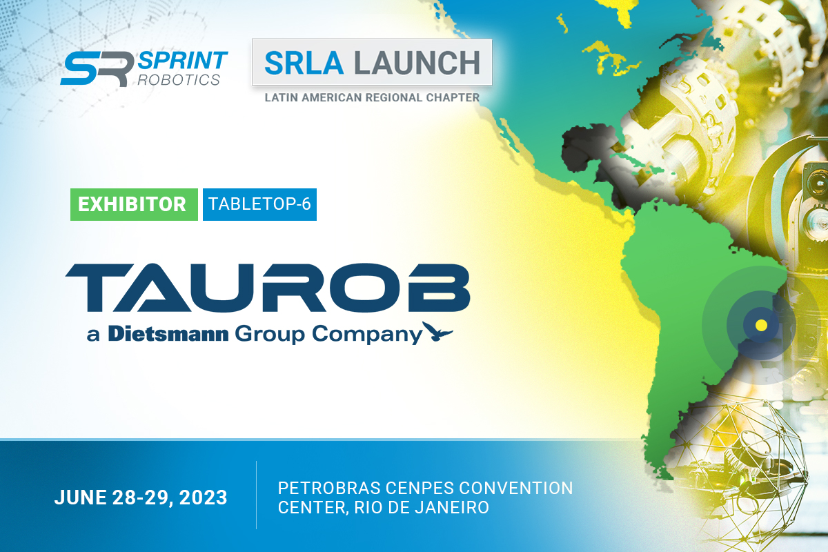 Taurob's tweet image. We&apos;re proud to be part of the SPRINT Robotics SRLA launch in Rio de Janeiro, next week!
Our VP Sales, Alessandro Fossemo, will be attending to discuss the capabilities of our Inspection robots.
Join us at the event, and let&apos;s explore the possibilities together.

#SPRINTRobotics