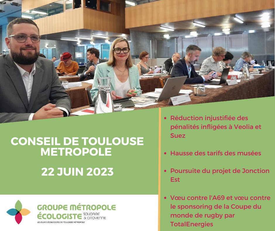 Groupe élu·es écologistes de Toulouse & Métropole tweet media