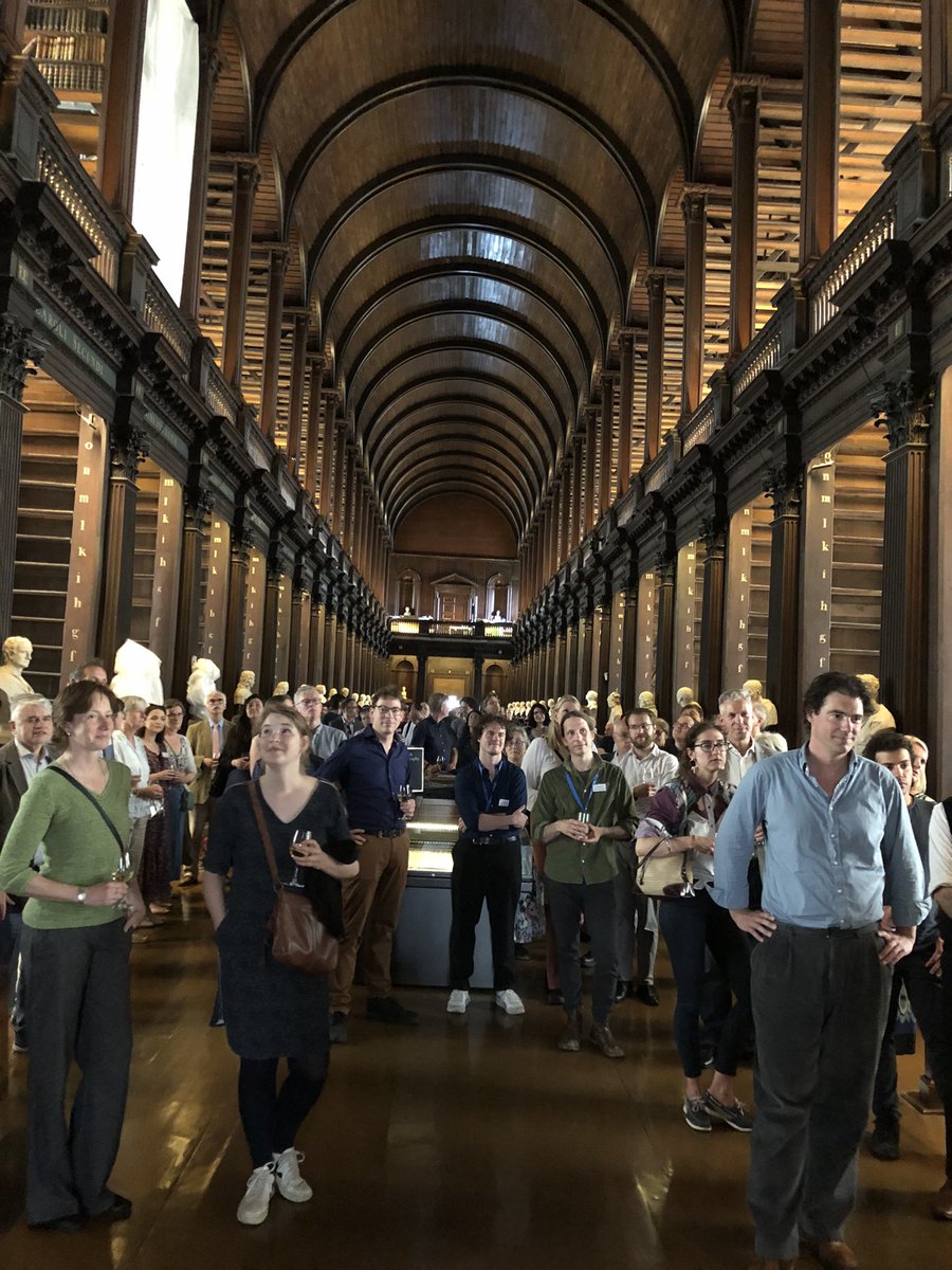 Great to see so many people at the opening of the #FagelCollection exhibition! Thank you <a href="/tcddublin/">Trinity College Dublin</a> for a great event. Glad to see the coopration between 🇮🇪 <a href="/tcdlibrary/">The Library of Trinity College Dublin</a> and 🇳🇱 <a href="/KB_Nederland/">KB Nederland</a> succeeding in unlocking the great collection of Bibliotheca Fageliana!
