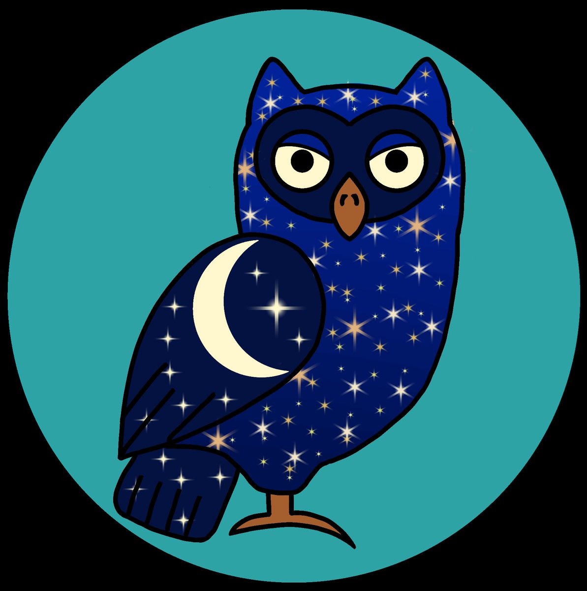 Twoo - Early bird and Night owl.
#owls #originalart