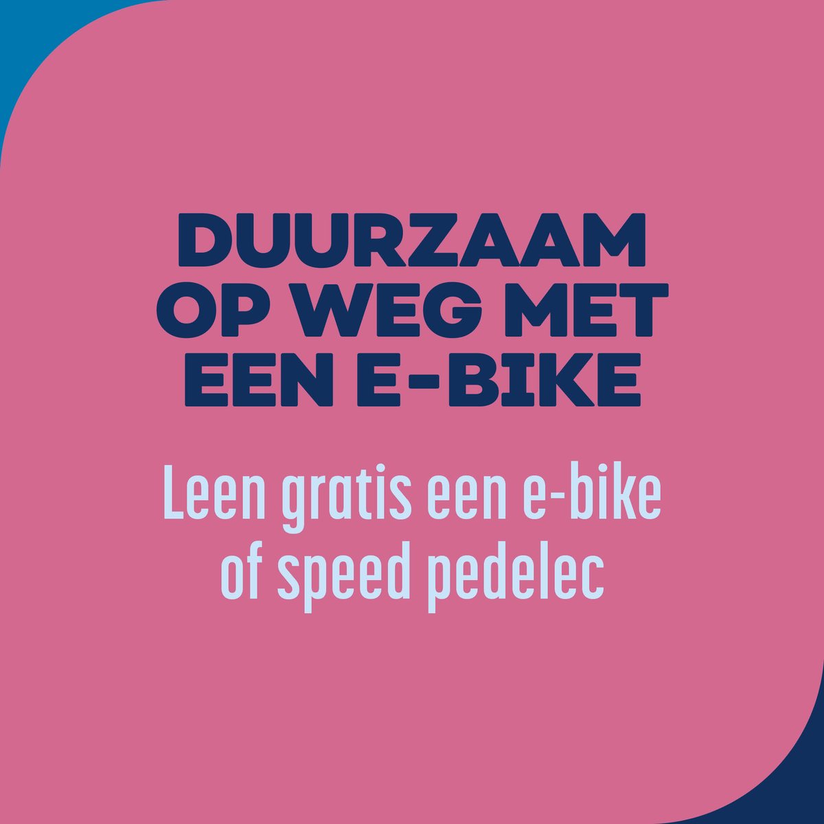 Leen een gratis e-bike!
Tijdens de A73 Tunnelrenovatie kun je gratis een e-bike of speedpedelec lenen om zo naar je werk te reizen. Samen houden we Midden Limburg Bereikbaar!
#leeneengratisebike #gratisebike #actie #middenlimburgbereikbaar