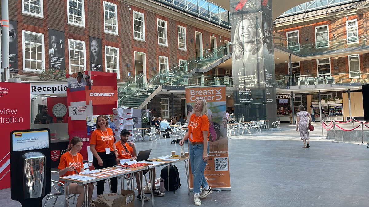 Breast Cancer UK (@breastcancer_uk) on Twitter photo The team are ready and waiting for day 2 of the Breast Cancer Prevention Conference! 🥳 <a href="/MiddlesexUni/">Middlesex University</a> #BCPC23 The team are ready and waiting for day 2 of the Breast Cancer Prevention Conference! 🥳 <a href="/MiddlesexUni/">Middlesex University</a> #BCPC23