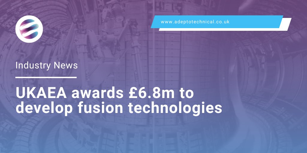 The UK Atomic Energy Authority (UKAEA) has awarded £6.8m in contracts to seven organisations to develop fusion technologies.

Read further here: buff.ly/3Jn2PYz

#FusionEnergy #RenewableRevolution #CleanEnergy #SustainableFuture #TechInnovation #EnergyTransition