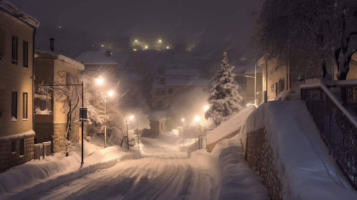 I woke up this morning during a dream about skiing (on my trainers) down an old street in Jerusalem. It looked like this.