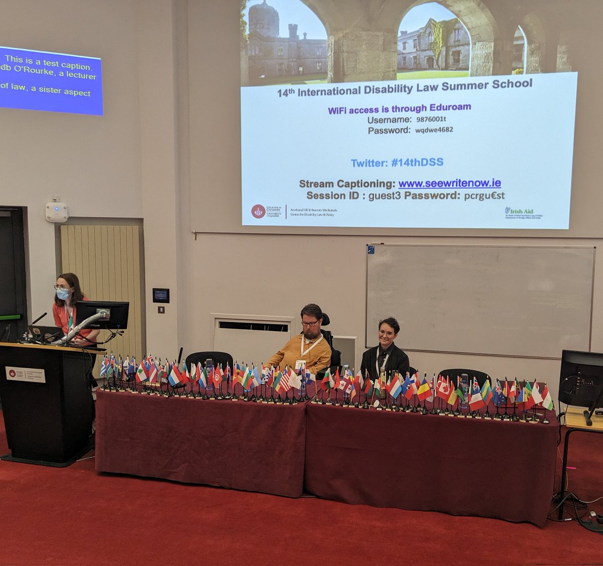CDLPGalway's tweet photo. Day 4 of #14thDSS begins with a panel on young disabled people's involvement in movements chaired by Maeve O'Rourke from @IrishCentreHR. Panellists are Miro Griffiths from the Centre for Disability Studies @CDSLeeds, Ralu Baciu from @IGLYO and Martine Eliasson from @ULOBA https://t.co/iFqFRe7euv