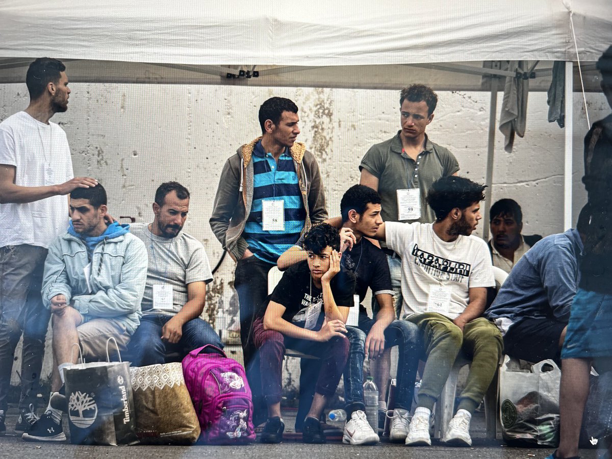 Caravaggio- paint this. Survivors of the shipwreck. Fathers, children, uncles, nephews. Zoom in and imagine the inner grief and distress painted on these faces. The people they just lost, flailing in the sea. All they have in a bag. There but for the grace of God go any of us.